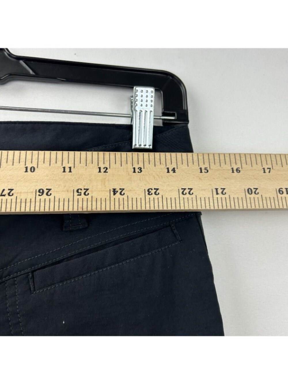 Athleta Heathered Low Rise Dipper Pant Women’s Size 2 Black Hiking Bootcut Leg - Picture 8 of 16